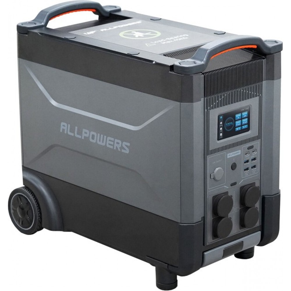 Зарядна станція Allpowers R4000 LiFePO4 3600 Вт/ч 4000 Вт (AP-SS-011-BLA-EU)