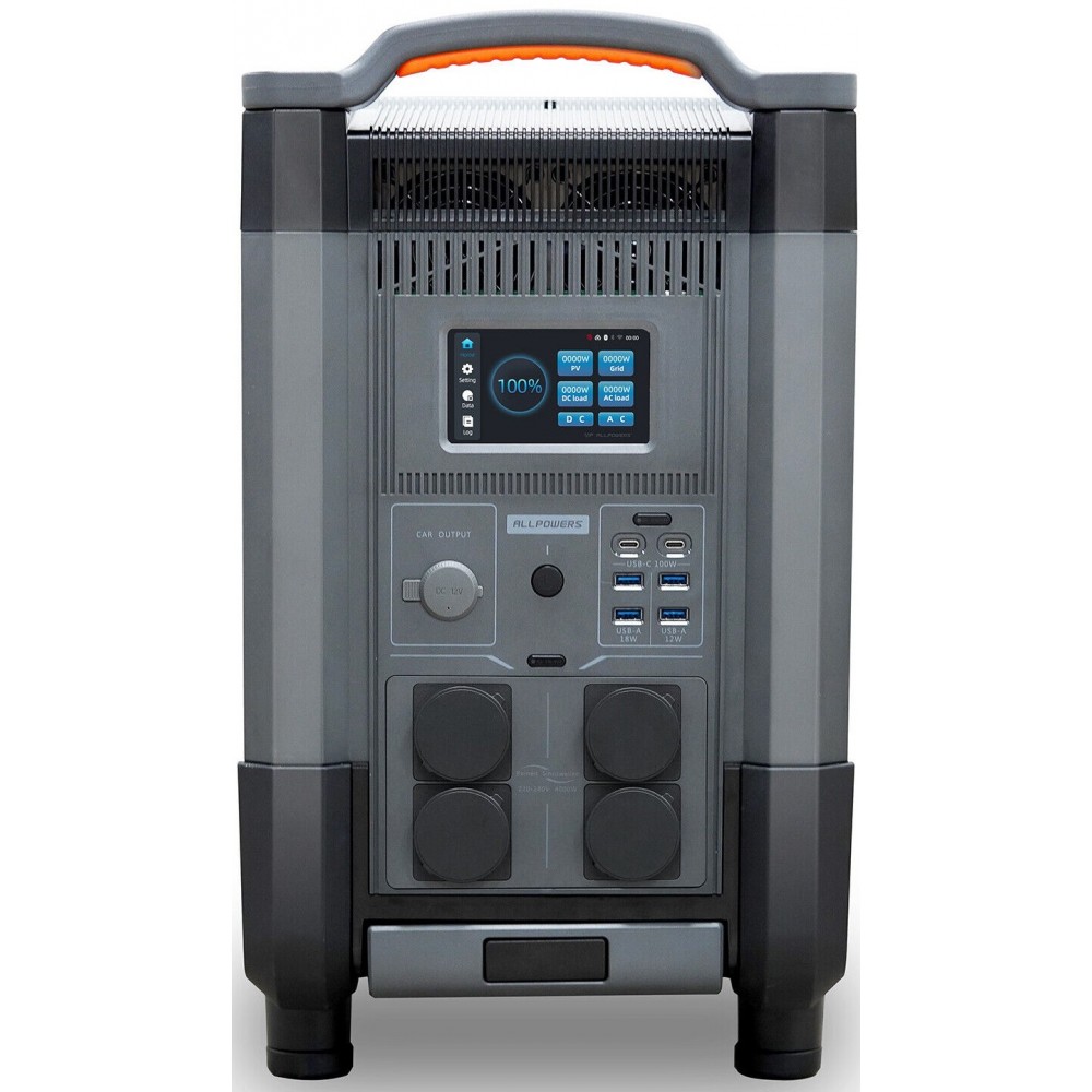 Зарядна станція Allpowers R4000 LiFePO4 3600 Вт/ч 4000 Вт (AP-SS-011-BLA-EU)