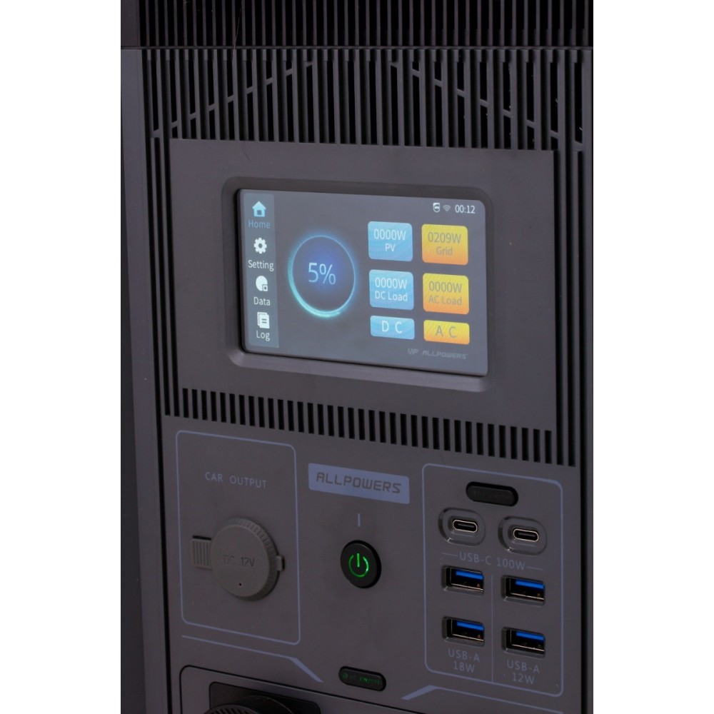 Зарядна станція Allpowers R4000 LiFePO4 3600 Вт/ч 4000 Вт (AP-SS-011-BLA-EU)