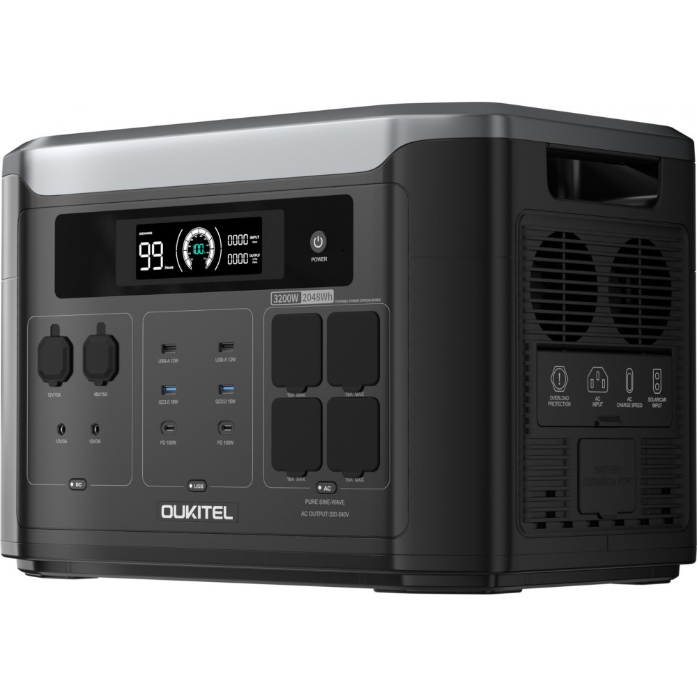 Зарядна станція Oukitel BP3000E LiFePO4 2048 Вт * год / 3200 Вт