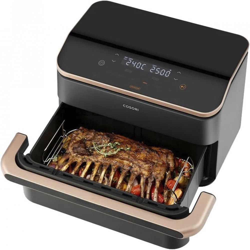 Мультипіч (аерофритюрниця) COSORI Dual Blaze Twinfry 10-Litre CAF-TF101S-AEUR