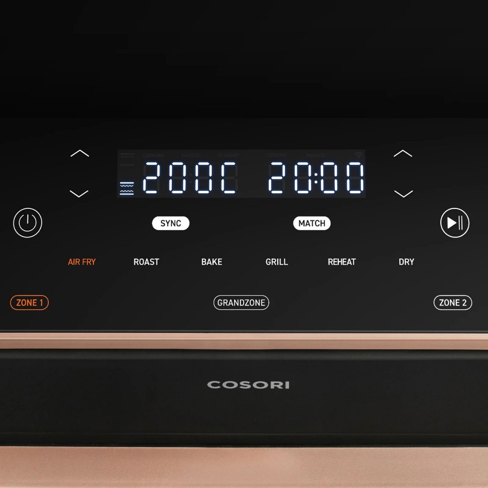 Мультипіч (аерофритюрниця) COSORI Dual Blaze Twinfry 10-Litre CAF-TF101S-AEUR