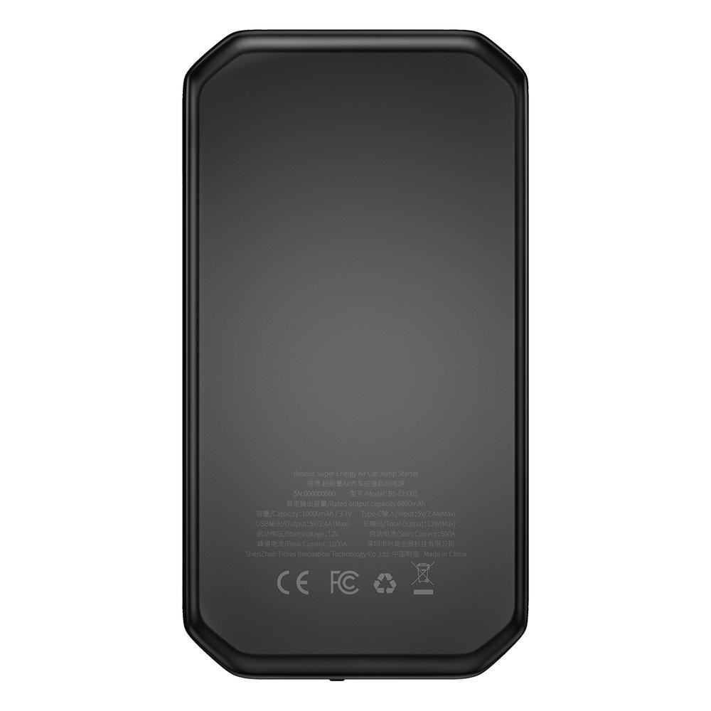 Baseus Super Energy AirCar Jump Starter 10000mAh Black (CGNL020101)
