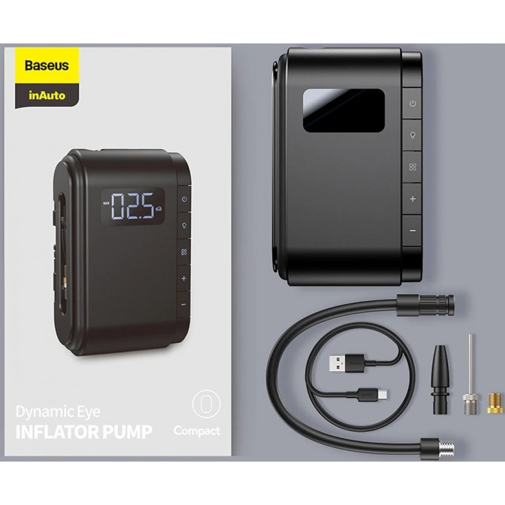 Компресор BASEUS Dynamic Eye Inflator Pump (CRCQB03-01)