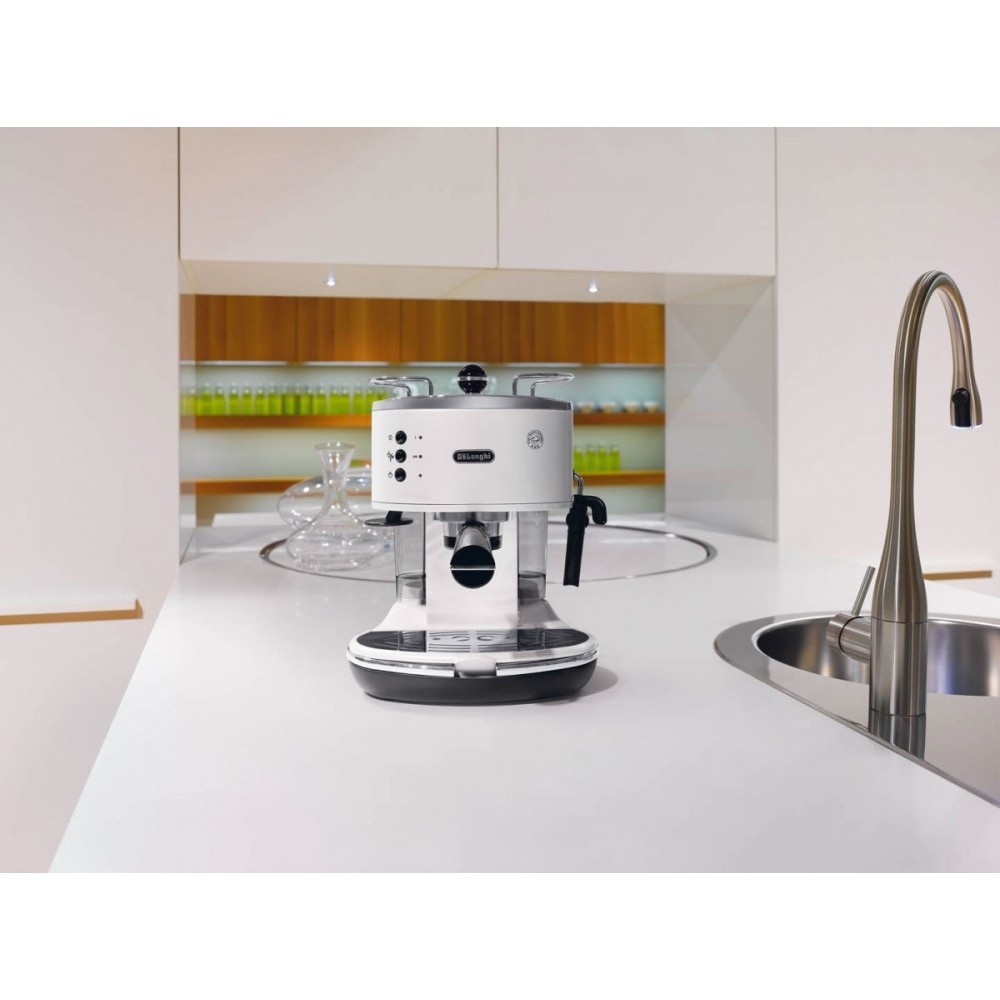 Рожкова кавоварка еспресо DeLonghi Icona ECO 311.W
