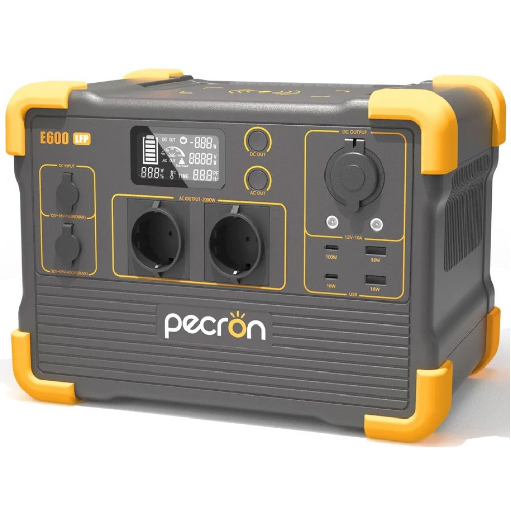Зарядна станція Pecron E600LFP 1200 Вт, 614 Вт·год