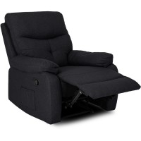 Крісло з масажем Mebel ELITE INTER Black (чорна тканина)