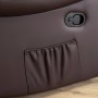 Крісло з масажем Mebel ELITE INTER Brown (коричнева екошкіра)