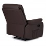 Крісло з масажем Mebel ELITE INTER Brown (коричнева екошкіра)