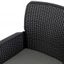 Комплект садових меблів MEBEL ELITE ARGOS FRESNO Чорний
