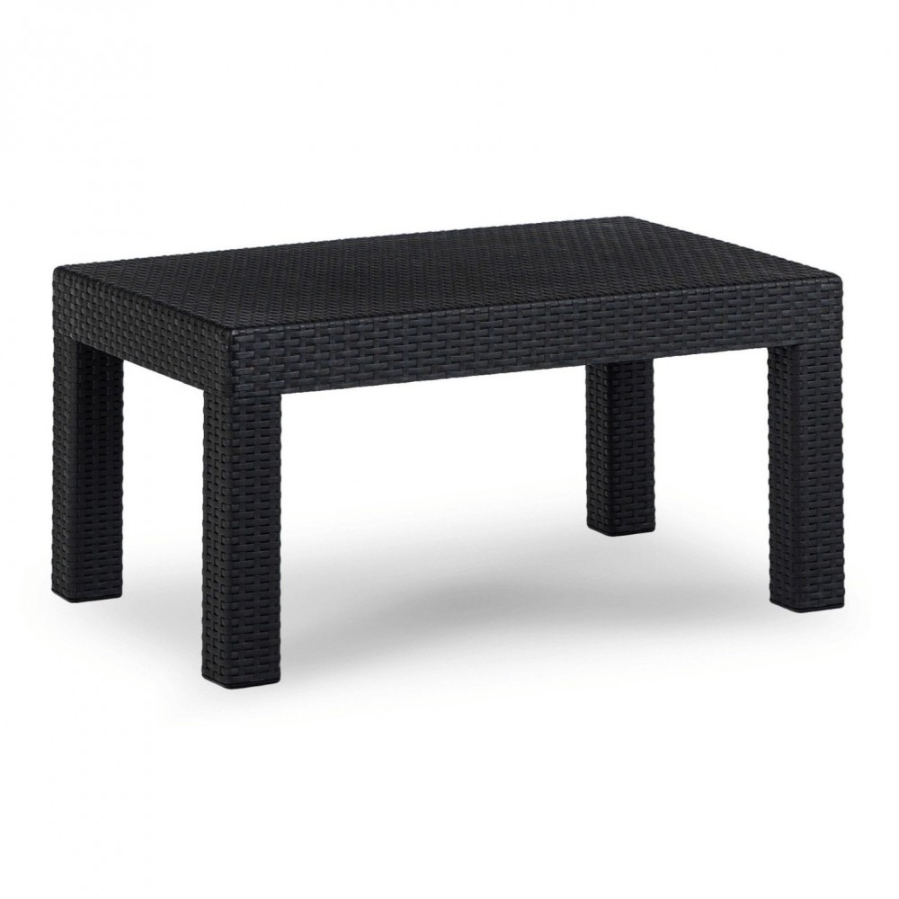 Комплект садових меблів MEBEL ELITE BRENTA чорний ME.BRENTA/CZ/RT/OGR/ZES