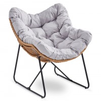 Крісло для відпочинку MEBEL ELITE FIN Gray  ME.FIN/P/T/FW