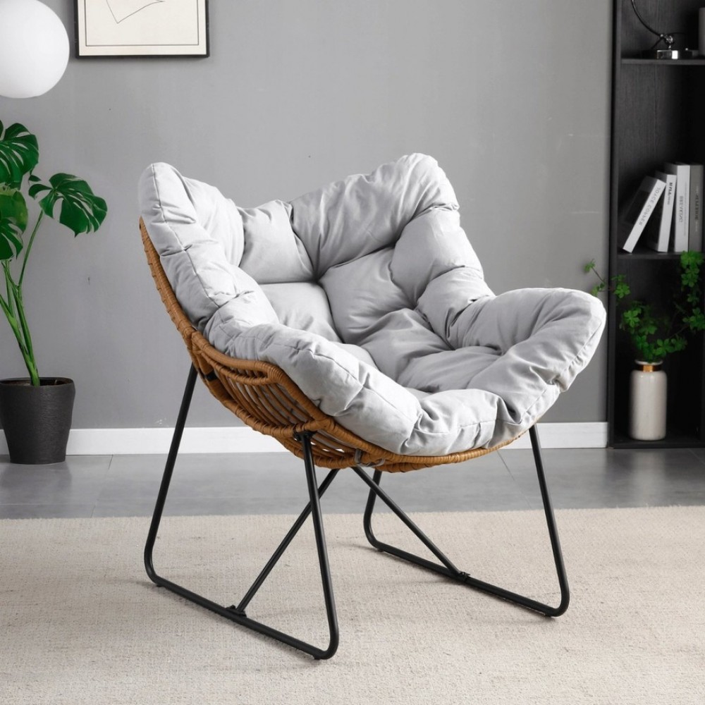 Крісло для відпочинку MEBEL ELITE FIN Gray  ME.FIN/P/T/FW