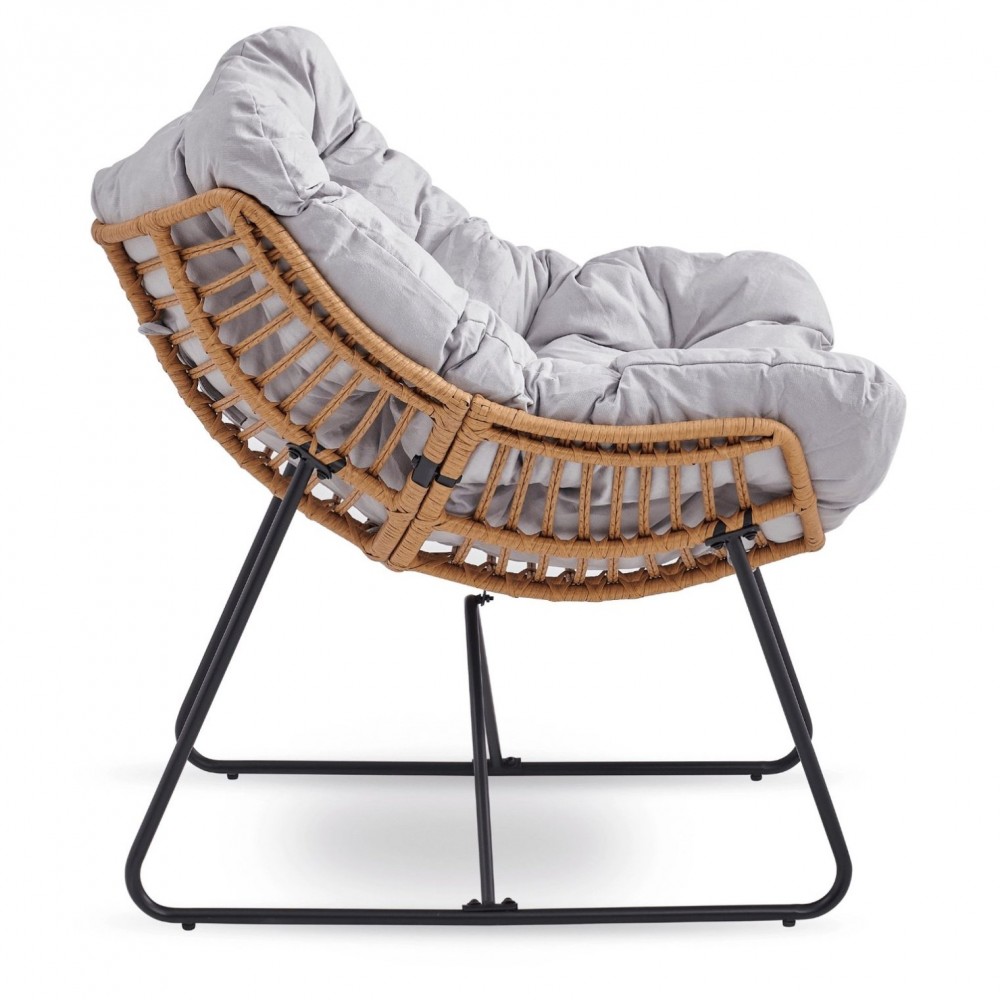 Крісло для відпочинку MEBEL ELITE FIN Gray  ME.FIN/P/T/FW