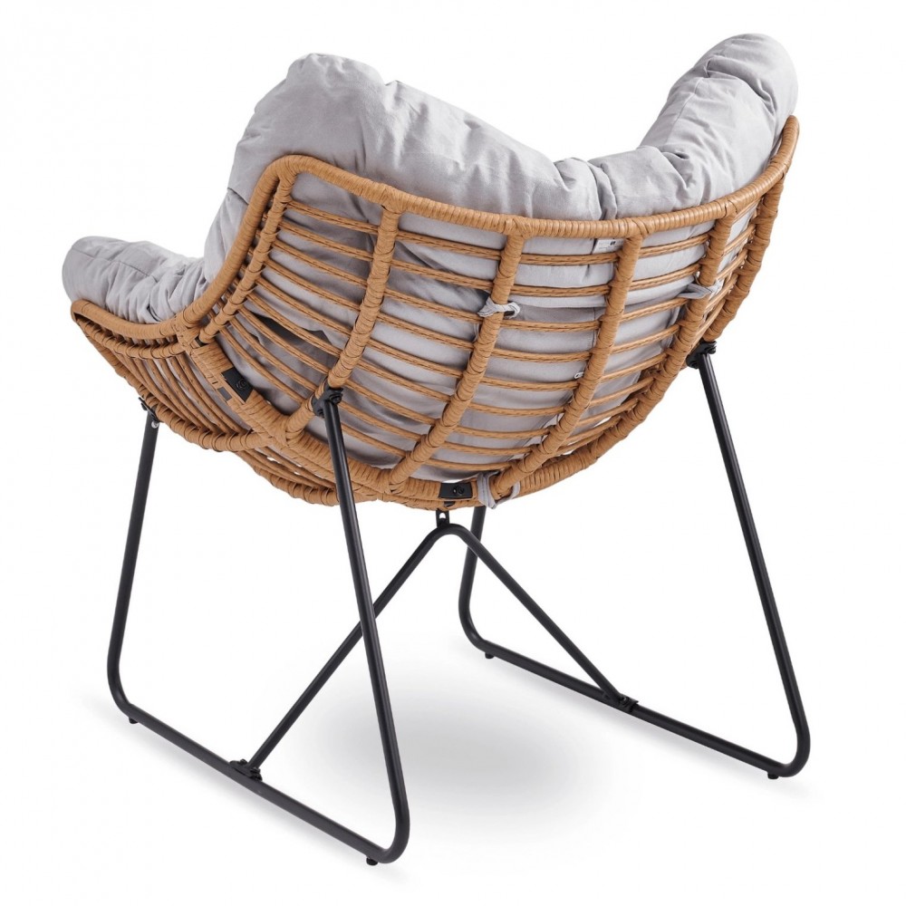 Крісло для відпочинку MEBEL ELITE FIN Gray  ME.FIN/P/T/FW