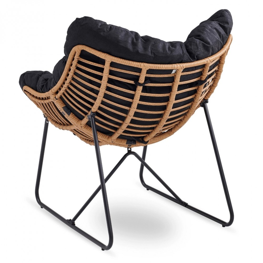 Крісло для відпочинку MEBEL ELITE FIN Black ME.FIN/CZ/T/FW