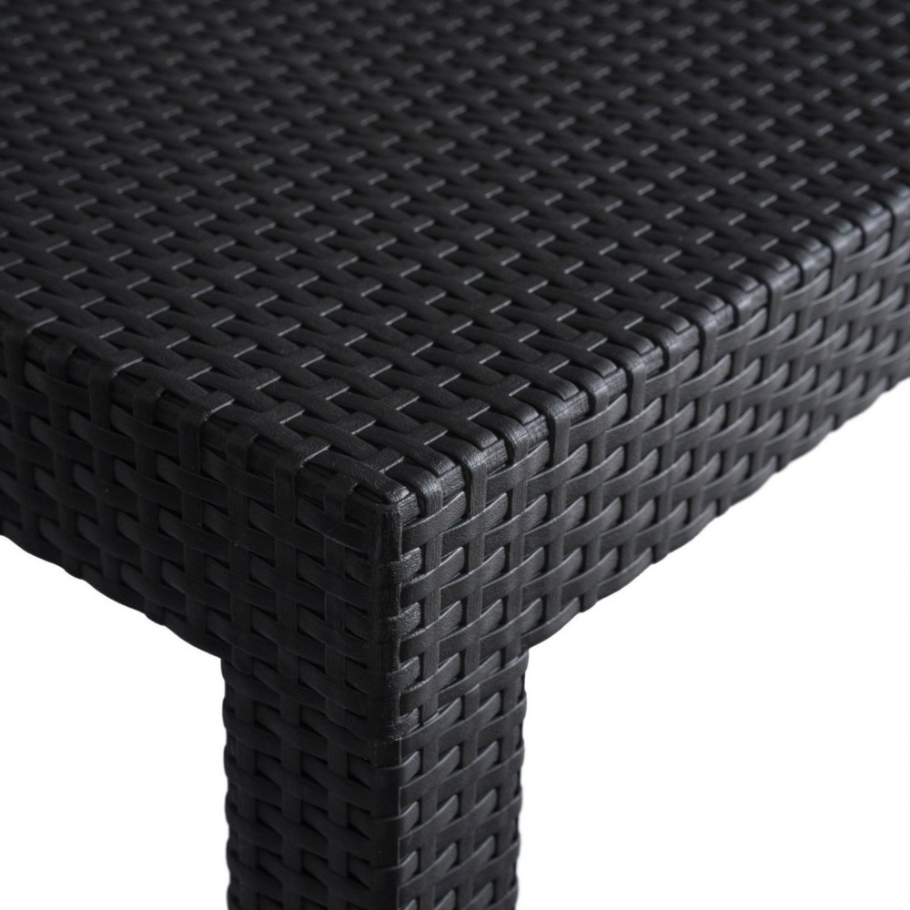 Комплект садових меблів MEBEL ELITE SAVIO Чорний ME.SAVIO/CZ/RT/OGR/ZES