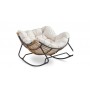 Садове крісло-гойдалка бежева ELTON Mebel Elite ME.ELTON/BZ/T/FW