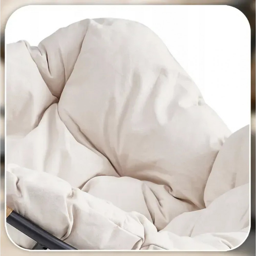 Садове крісло-гойдалка бежева ELTON Mebel Elite ME.ELTON/BZ/T/FW