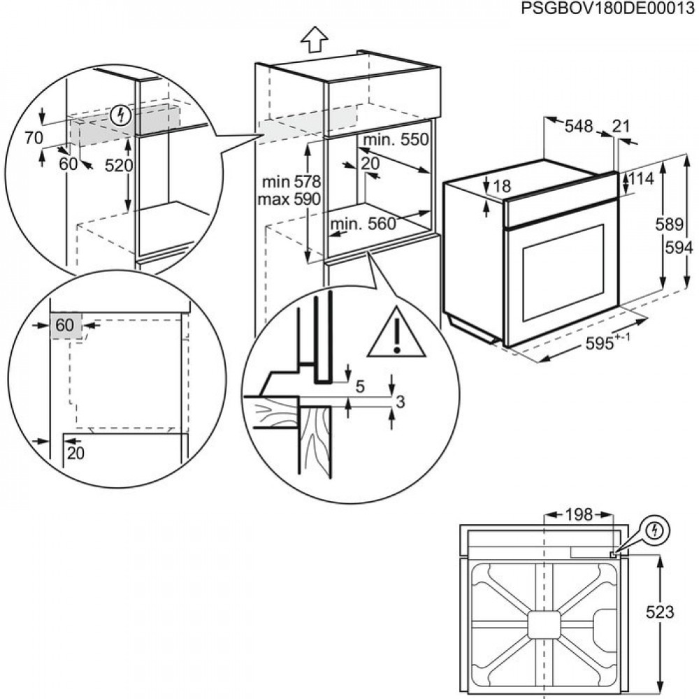 Духова шафа Electrolux SteamCrisp EOC6H71Z