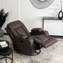 Крісло розкладне масажне Mebel Elite BOX Brown (коричнева екошкіра)