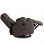Крісло розкладне масажне Mebel Elite BOX Brown (коричнева екошкіра)
