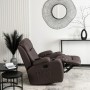 Крісло розкладне масажне Mebel Elite BOX Brown (коричнева екошкіра)