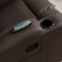 Крісло розкладне масажне Mebel Elite BOX Brown (коричнева екошкіра)
