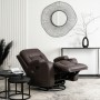 Крісло розкладне масажне Mebel Elite BOX Brown (коричнева екошкіра)