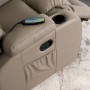 Крісло масажне розкладне Mebel Elite BOX Gray (сіра, екошкіра)