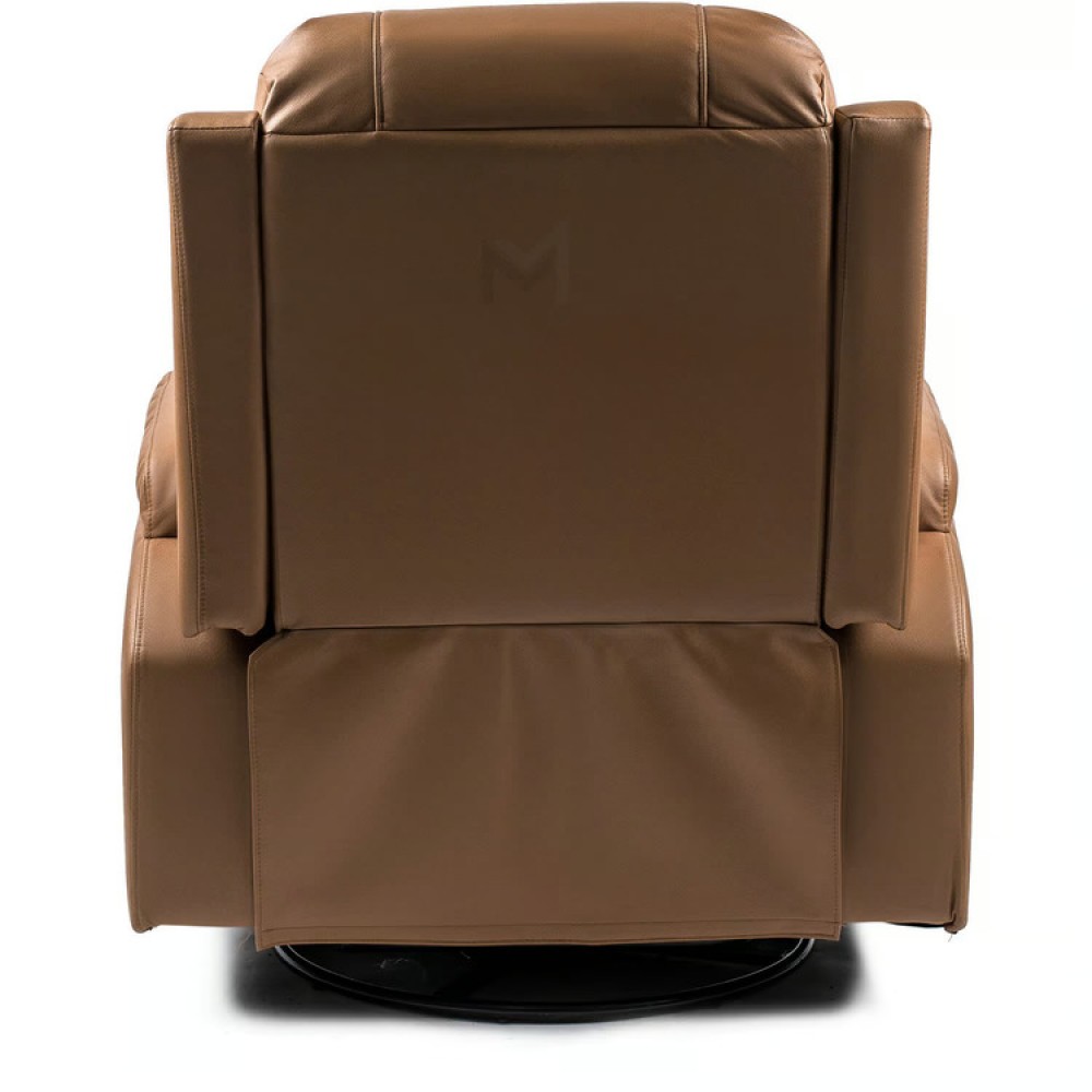Крісло масажне розкладне Mebel Elite BOX Light Brown (світло коричнева екошкіра)