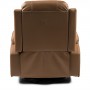 Крісло масажне розкладне Mebel Elite BOX Light Brown (світло коричнева екошкіра)