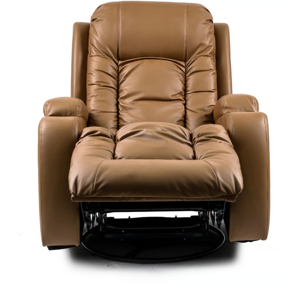 Крісло масажне розкладне Mebel Elite BOX Light Brown (світло коричнева екошкіра)