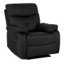 Крісло з масажем Mebel Elite INTER Black (чорна екошкіра)