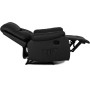 Крісло з масажем Mebel Elite INTER Black (чорна екошкіра)
