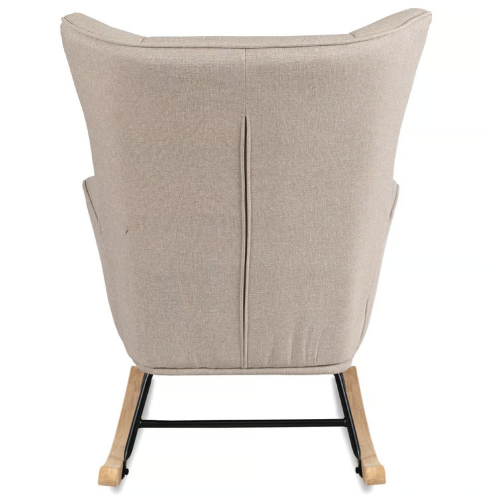 Крісло-гойдалка для відпочинку Mebel Elite JACKSON beige (бежева тканина)