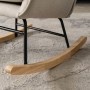 Крісло-гойдалка для відпочинку Mebel Elite JACKSON beige (бежева тканина)