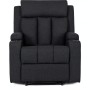 Крісло для відпочинку Mebel Elite kobi Black (чорна тканина)