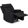 Крісло для відпочинку Mebel Elite kobi Black (чорна тканина)
