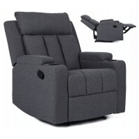 Крісло для відпочинку Mebel Elite kobi Dark Gray (темно-сіра тканина)