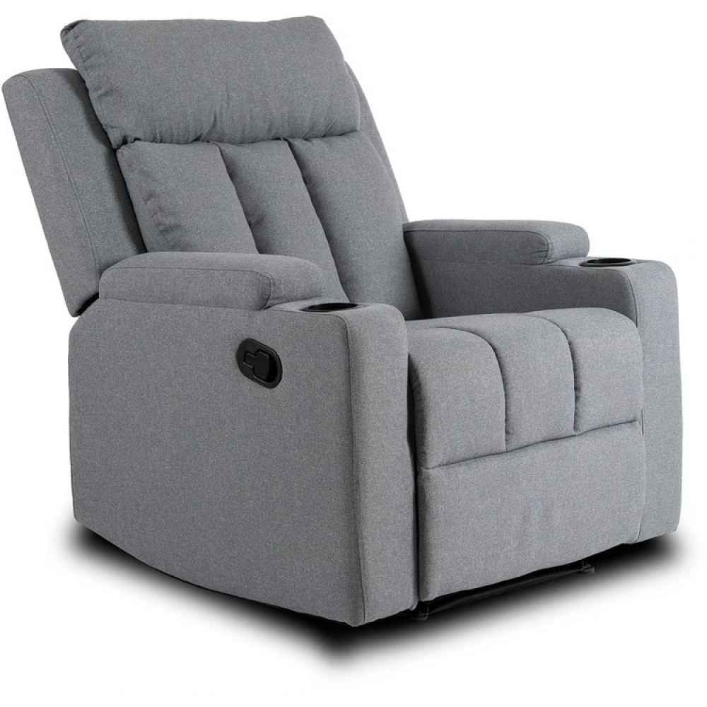 Крісло для відпочинку Mebel Elite kobi Light Gray (світло-сіра тканина)