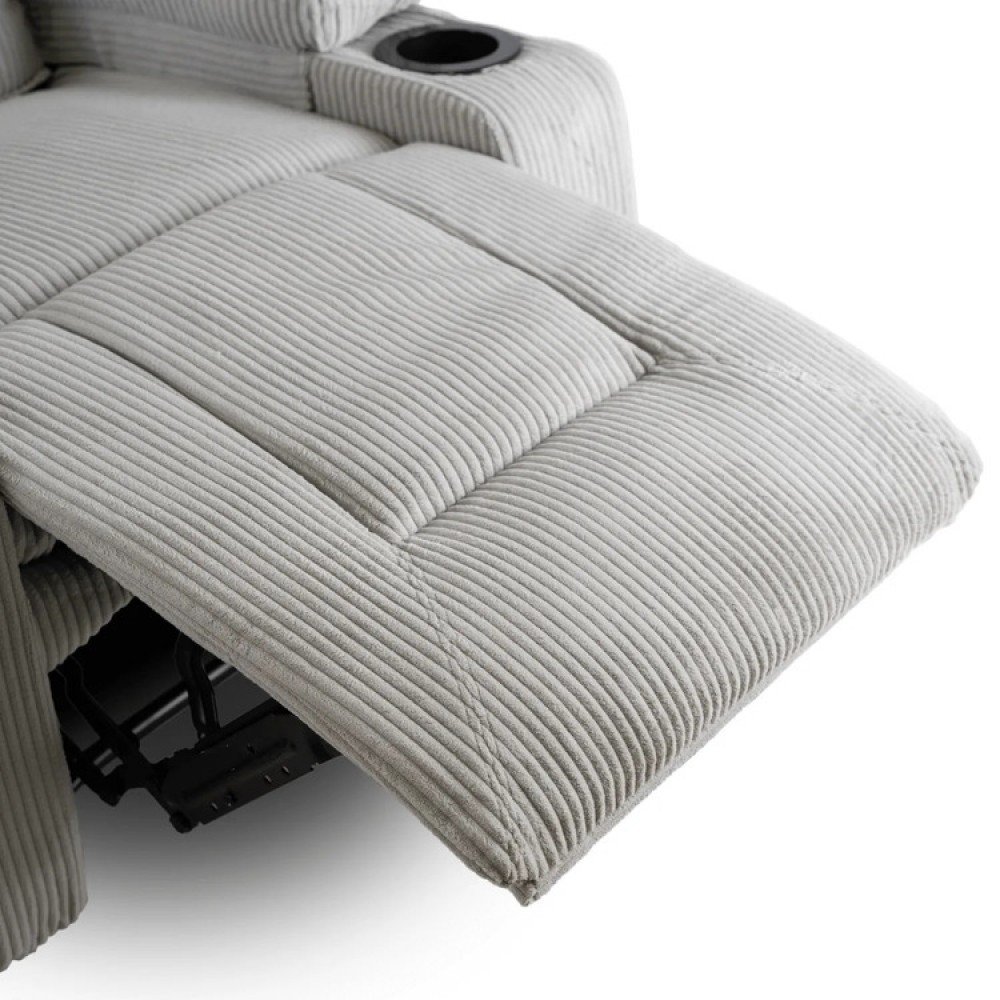 Крісло з масажем розкладне Mebel Elite BOX Gray velvet (сірий вельвет)