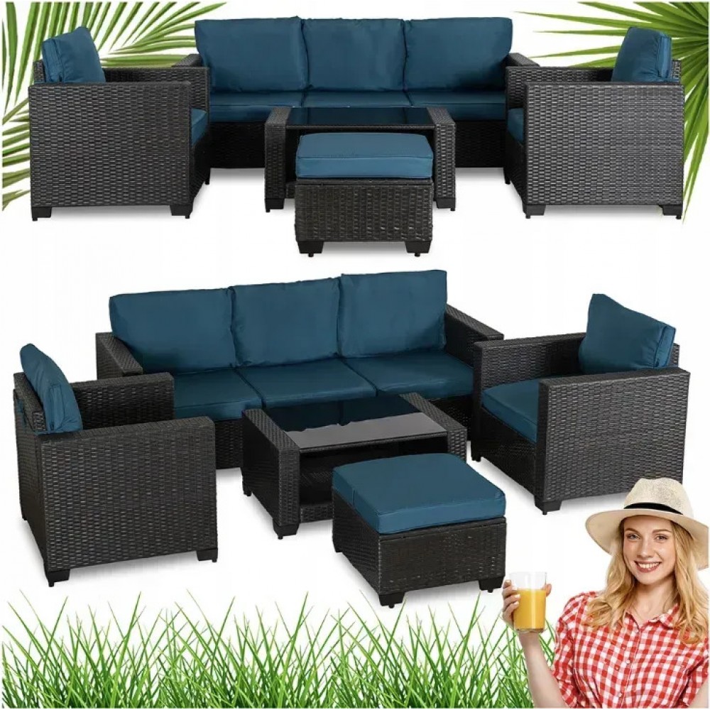 Набір меблів із ротанга Mebel Elit Meble Elite ME.OLYMPIA/CBR/RT/OGR/ZES