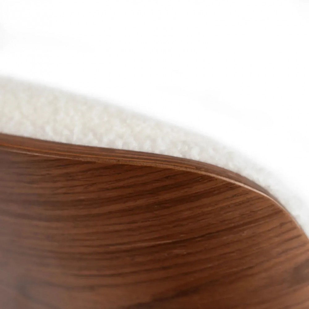 Кресло для відпочинку з підставкою Mebel Elite Palermo White (Біла тканина)