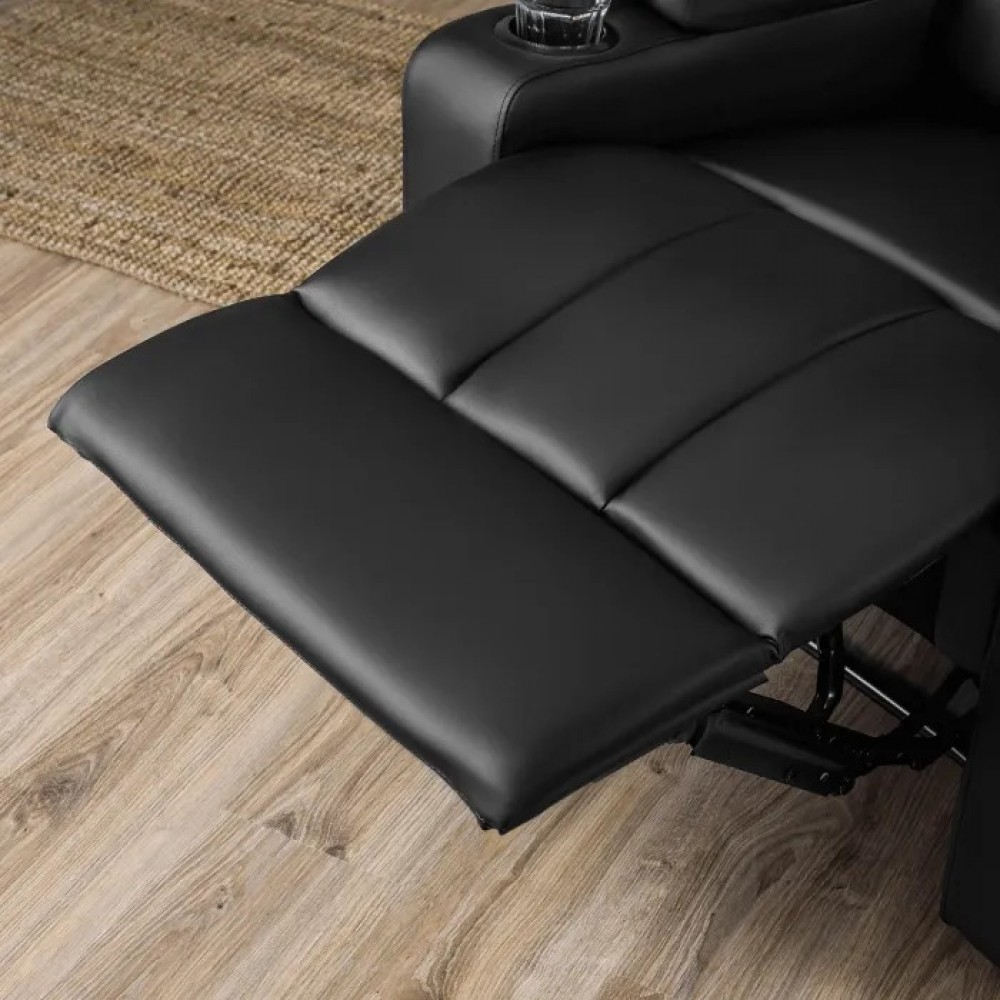 Крісло для відпочинку Mebel Elite kobi Black (чорна екошкіра)