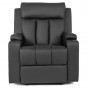 Крісло для відпочинку Mebel Elite kobi Black (чорна екошкіра)