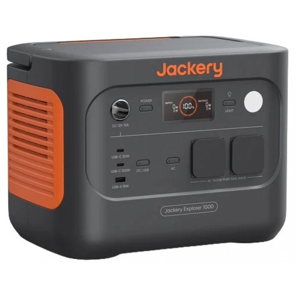Зарядна станція Jackery Explorer 1000 v2 LiFePO4 1500 Вт / 1070 Вт · год