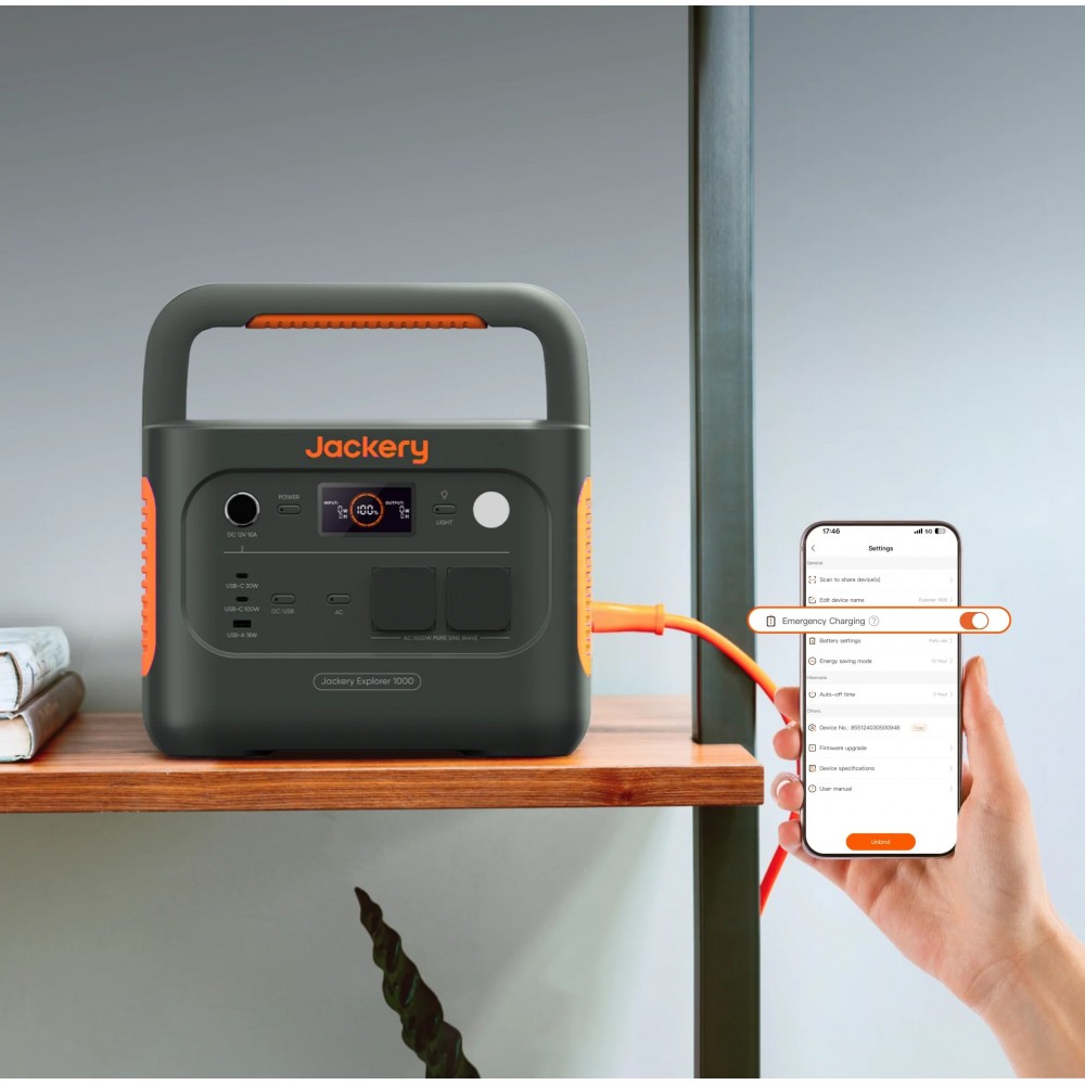 Зарядна станція Jackery Explorer 1000 v2 LiFePO4 1500 Вт / 1070 Вт · год
