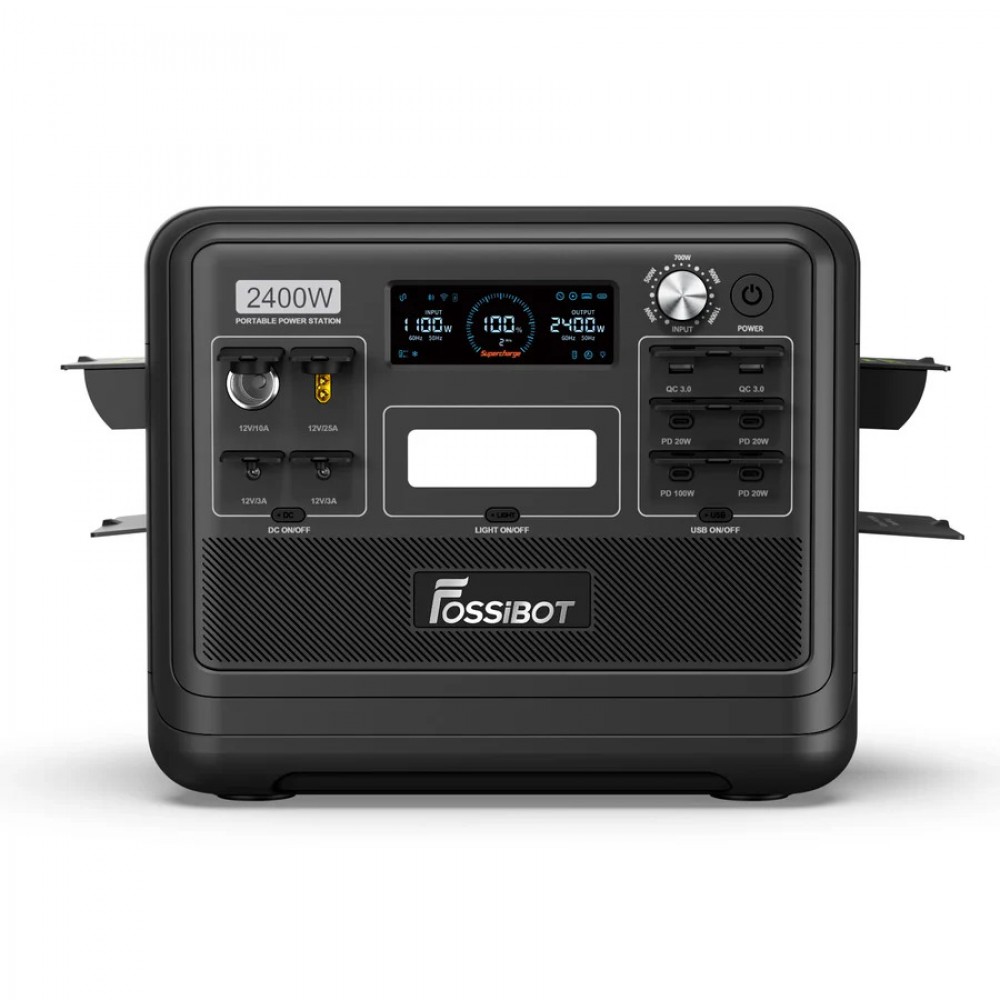 Зарядна станція Fossibot F2400 Black Wi-Fi 2400 Вт 2048 Вт·год