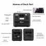 Зарядна станція Fossibot F2400 Black Wi-Fi 2400 Вт 2048 Вт·год